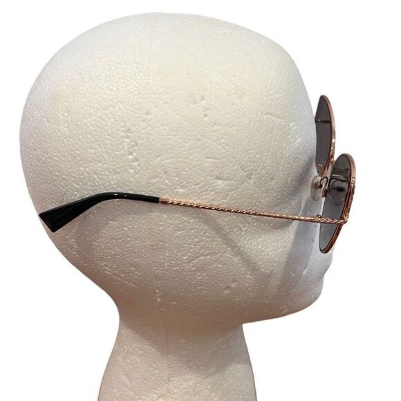 Marc Jacobs Marc255/S DDB90 Rose Gold Cat Eye Rope Sunglasses & Case main image 6